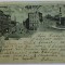 GRUSS AUS WIEN - SALUTARI DIN VIENA , CARTE POSTALA ILUSTRATA , COLAJ DE DOUA IMAGINI , MONOCROMA , CIRCULATA , CLASICA , DATATA 1901