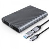 Rack Orico AM2C3-2SN Dual Disk pentru SSD SATA M.2 NVMe, Gri