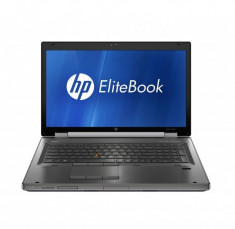 Laptop HP EliteBook 8760w, Intel Core i7 Gen 2 2630QM 2.0 GHz, 16 GB DDR3, 1 TB SSD NOU, DVDRW, Placa Video NVIDIA Quadro 3000M, Wi-Fi, Bluetooth, Web foto