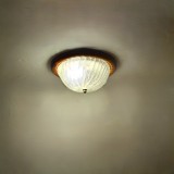 Plafoniera Art Deco, sticlă Murano, Barovier i Toso, vintage