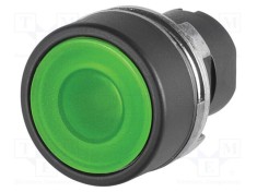 Comutator EAO 22mm Verde IP65 Poz.i Stab 2 Acţionat prin Apăsare
