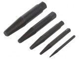 Kit Surubelnite Extractoare RENNSTEIG, 6 Bucati, Scule Profesionale Scoatere Suruburi Stricate