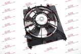 Ventilator radiator Honda Jazz/Fit 15-, motor: 1.5, vetilator AC, 315 mm; 2 pini, SRLine, 19015-5R1-003; 19020-5R1-003