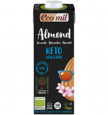 Bautura bio vegetala de migdale natur Keto, 1L Ecomil foto