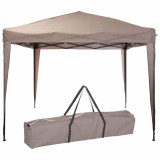 ProGarden Cort de petrecere Easy-Up, gri taupe, 300x300x245 cm