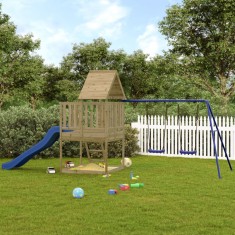 vidaXL Set de joaca pentru exterior, lemn de pin impregnat foto