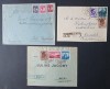 ROMANIA-1936/38 lot plicuri--stampilat, circulat-D