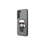 Husa Samsung Galaxy S22 Plus Karl Lagerfeld Saffiano Ikonik Karl`s Patch Argintiu