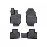 Covorase Auto Tip Tavita Cauciuc Toyota RAV4 2018+ ALM Negre Premium Fata+Spate