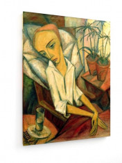 Tablou pe panza (canvas) - Dorothea Maetzel-Johannsen - The Sick Girl - 1919 foto