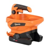 Outsunny Răsp&acirc;nditor Portabil 3,3 L 8 Niveluri de Debit Lățime de Dispersie Reglabilă Port USB pentru Gazon Sare p&acirc;nă la 800 m&sup2; Portocaliu | Aosom Rom