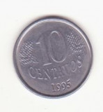 Brazilia 10 centavos 1995, America Centrala si de Sud