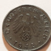 Germania Nazista 10 reichspfennig 1942 D/ M&uuml;nchen, Europa