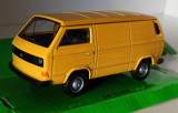 Macheta Volkswagen T3 Van galben - Welly 1/36 VW