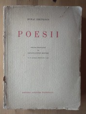 Mihai Eminescu - Poesii (ed. Constantin Botez; 1933, cu 4 planșe...)