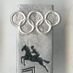 Insigna Olimpica Olimpiada - CERCURI OLIMPICE - CALARIE - ECHITATIE