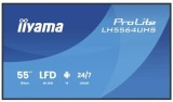 Display Profesional IPS LED iiyama ProLite 54.6inch LH5564UHS-B1AG, Ultra HD (3840 x 2160), HDMI, Boxe (Negru)
