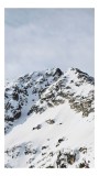 Tablou Canvas V&acirc;rfuri Alpine Sub Cer &Icirc;nghețat, 26 x 39 cm, CMCLASS