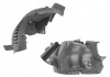 Carenaj aripa interioara, aparatori noroi Mercedes Clasa C (W204), 03.2007-03.2011, fata, Dreapta, fata; polipropilena (PP/PPE)