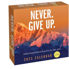 Unspirational 2023 Day-To-Day Calendar: Never. Give Up.