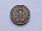 Marea Britanie -Anglia -2 shillings 1945 argint