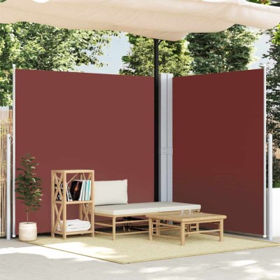 vidaXL Copertină laterală retractabilă, maro, 200x600 cm 318009 foto