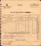 A718 Bon de rechiziție, 21 iunie 1941, Regimentul 17 Infanterie, Lugoj