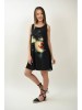 Rochie Neagra Scurta Fara Maneci Lily, Talie Unica (XS-M), Poliester/Elastan, FashionLand - Eleganta Casual &amp; Office