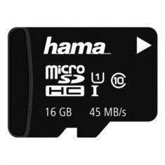 Card de memorie microSDHC EVO Hama USH-I cu capacitate de 16GB si adaptor SD foto