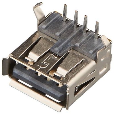 Mufa USB A 2.0 mama PCB THT foto