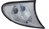 Lampa semnalizare BMW Seria 3 (E46) Sedan/Combi 10.2001-06.2005; fata dreapta, ECE, geam alb, cu rama cromata, fara suport becuri, 6313-6914-200, 631, Depo