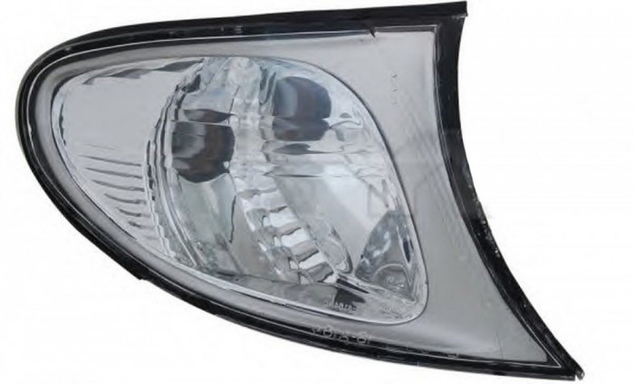 Lampa semnalizare fata Bmw Seria 3 (E46) Sdn/Combi,10.2001-06.2005, Dreapta, omologare ECE, semnalizator alb, cu rama cromata, Depo, 63136915378, 631