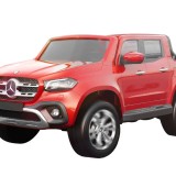 Masina De Jucarie Cu Baterie, Telecomanda, Mp3, Efecte Sonore Si Luminoase, 3-8 Ani, Mercedes Benz Xmx606 Red