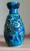 Vaza din ceramica glazurata, artist Bodo Mans pentru Bay ,anii 1960 -1970 -