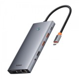 Cumpara ieftin Hub USB-C Baseus PortalJoy Series, 13in1, Gri B00053002811-01