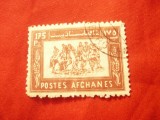 Serie Afganistan 1980 - Sportul National , 1 val. stampilata
