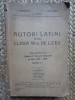 AUTORI LATINI PENTRU CLASA VII-A DE LICEU - G. CORNILESCU