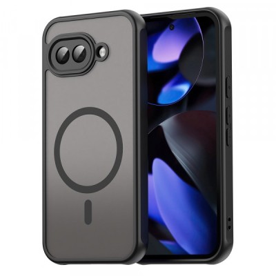 Husa MagSafe pentru Google Pixel 9a, Techsuit, HaloFrost II, Neagra foto