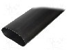 Tub termocontractant, 115mm, 1m, neagra, HELLERMANNTYTON - 323-21150