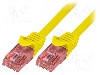Cablu patch cord, Cat 6, lungime 1m, U/UTP, LOGILINK - CQ2037U
