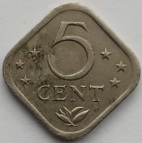 Antilele Olandeze, 5 Cents 1980, Juliana (1948-1980)