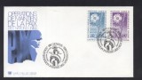 UN Geneva 1975 Peace operations Mi.54-55 FDC UN.077