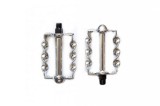 PEDALE LOWRIDER TORSIONATE, CROM, Pegas