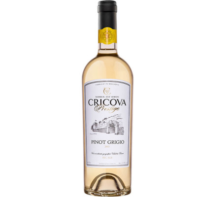 Vin Alb Sec Pinot Grigio Cricova Prestige, 0.75l, Alcool 12%, Vin, Vin Alb, Vin Alb Sec, Vin Alb Cricova, Vin Alb Sec Cricova, Vin Pinot Grigio, Vin P foto