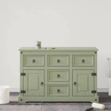 vidaXL Vopsea pentru mobilă Verde militar 10 x 10 x 12.2 cm