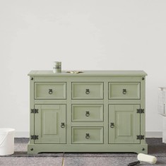 vidaXL Vopsea pentru mobilă Verde militar 10 x 10 x 12.2 cm