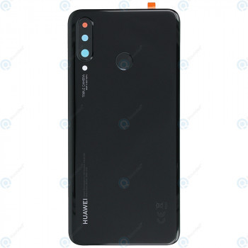 Huawei P30 Lite New Edition (MAR-L21BX) Capac baterie negru la miezul nopții 02353NXM 02354EPP 02352RMX foto