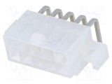 Conector cablu-placă soclu tată Mini-Fit Jr 4,2mm PIN 10 THT MOLEX