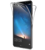 Husa Huawei Mate 10 Lite 360 Grade Fata Spate TPU Transparenta Silicon Carcasa Protectie Full