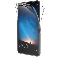 Husa Full TPU 360 (fata + spate) pentru Huawei Mate 10 Lite, Transparent